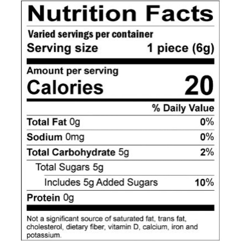 Dubble Bubble Original Flavor Bubblegum Individually Twist Wrap Bulk Candy