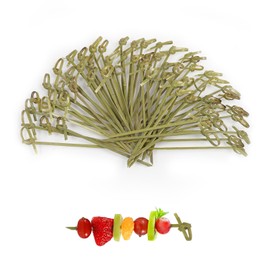 Posurry Bamboo Skewers 4 in,1000 pcs,Bamboo Cocktail Picks