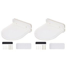 Gatuida 2pcs Wall-Mounted Speaker Holder for Practical Bracket for Space-Saving Living Room Bedroom Bathroom Sleek Design Easy Installation