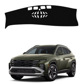 BOLTRY Dashboard Mat Cover for Hyundai Tucson 2025 Nonslip Center Console Sunshield Glare UV Rays Protector Accessories