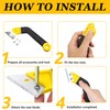 Pro Grout Scraping Rake Tool Floor Tile Grout Saw Sturdy