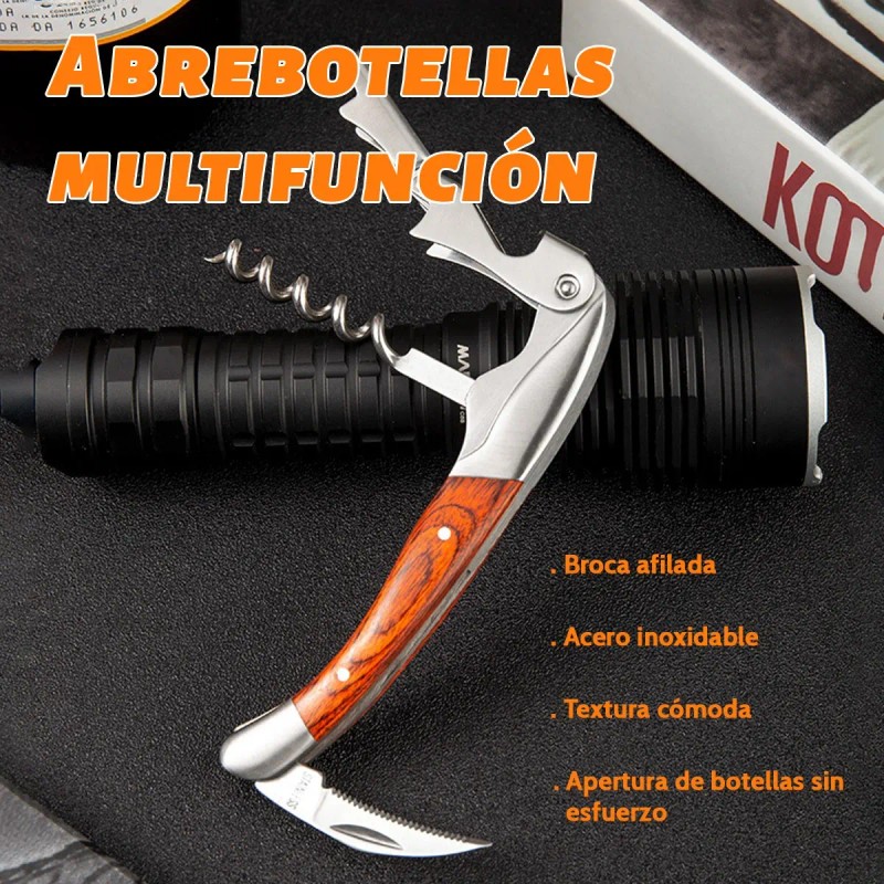 2 Sacacorchos Profesionales Descorchador De Vinos Para Bar