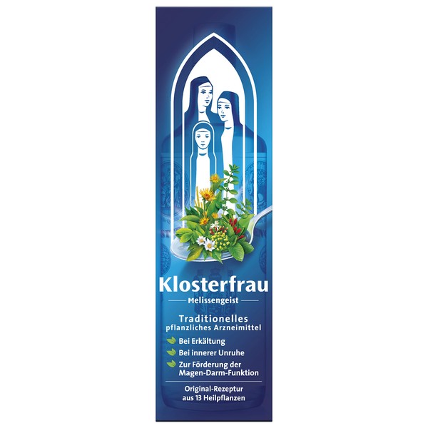 Klosterfrau Melissa Spirit | For Colds, Inner Agitation, Sleep Disorders, Nervousness, Gastrointestinal Disorders and Muscle Complaints | 47 ml