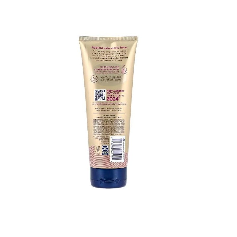 Vaseline RadiantX Loción Corporal Reafirmante Vainilla 222ml