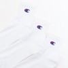 Champion CMSCY202/CMSCH202 Men's Solid Socks, Half Pile, One Point Logo,