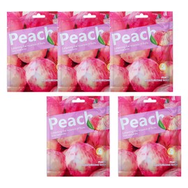 5 pcs Peach Mask, Hydrating & Soothing Face Mask