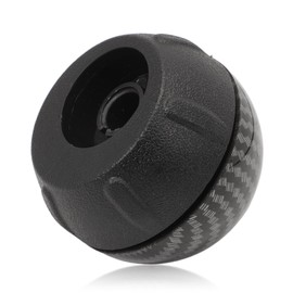 Anlseiod 5 Speed Gear Knob for Fi.at 500 2012-2018, ABS Carbon Fibre Gear Knob Manual Gear Knob