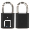 Fingerprint Padlock Biometric Smart Security Digital Lock Water Resistant USB