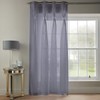 Alan Symonds Diana Dolly Diamante Ring Top Curtain Panel (White,