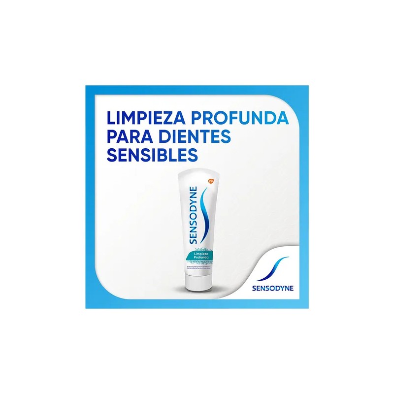 Pack 4 Pastas Dentales Sensodyne Limpieza Profunda 113g Cu