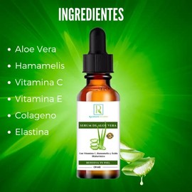 SERUM DE ALOE VERA CON VITAMINA C, HAMAMELISY ACIDO HIALURÓNICO