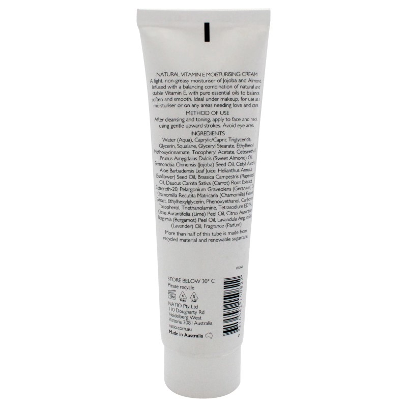 Natural Vitamin E Moisturising Cream by Natio for Women -