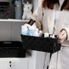 Woven Black Storage Baskets Shelf Tote Boxes Container, Durable Storage