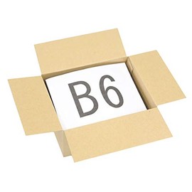 Earth Cardboard ID0444 Cardboard, 60 Size, B6, Set of 100, One-touch Type, Total of 3 Sides, 19.7 inches (50 cm), Cardboard, Small