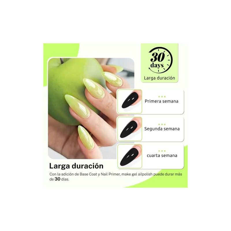 Cherimoya Juego Deshidratador de Primer para Uñas 4 Piezas 15ml