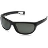 Hobie Men's Cruz-R-A010108 Polarized Oval Sunglasses, Satin Black, 64 mm