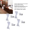 4pcs LED Display Spot Lights 5V Dimmable USB Mini Spotlight