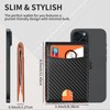 MUXILING Slim Wallets for Men Leather Money Clip RFID Blocking