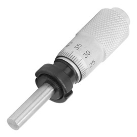 Micr¨®metro interior , f¨¢cil de usar con cabeza de micr¨®metro de 0 a 13 mm , herramienta de medici¨®n para afinar varios instrumentos de precisi¨®n para herramientas de medici¨®n especiales (cabeza plana con tuerca)