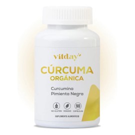 Vitday Vitagold Cúrcuma Orgánica 90 Capsulas Vegetales Sabor Sin Sabor