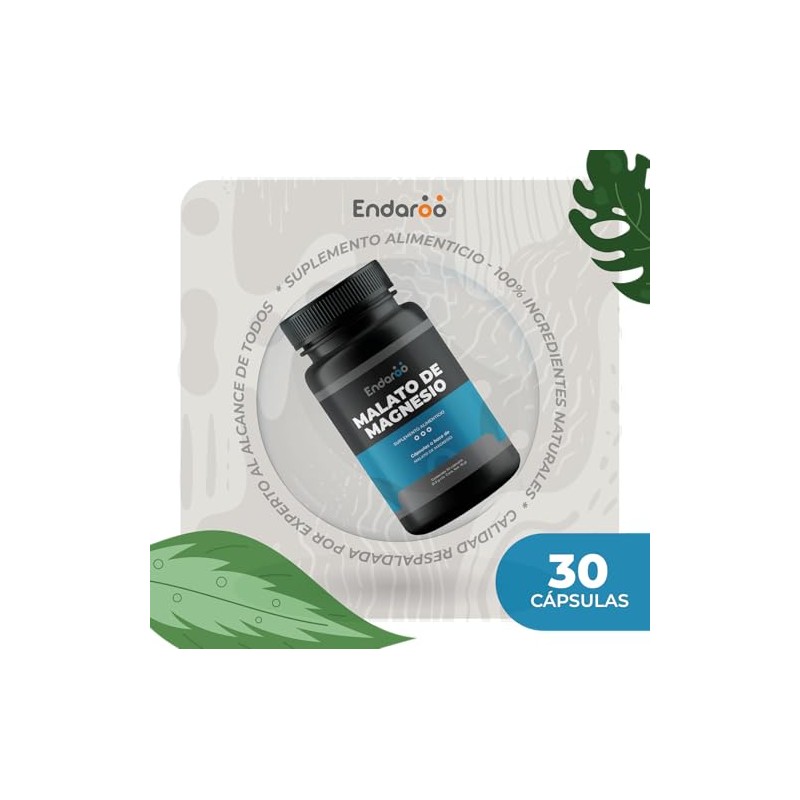 Malato de Magnesio 500 mg | Kit 2 Frascos |