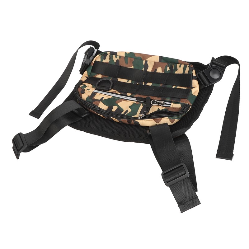 Sports Vest Chest Bag Lightweight Breathable Adjustable Strap Running Vest