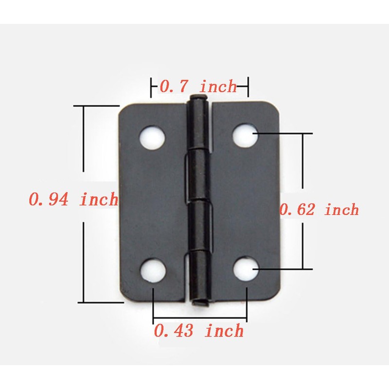 Mini Hinges, Wooden Box Hinges, Small Gift Box Hinges, 1.3
