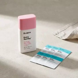 Dr. Jart+ 핑크톤업선크림 닥터자르트 에브리 선 데이 톤업 플루이드 30ml SPF50+PA++++선크림1mlx10 Pink Tone Up Sun Cream Dr. Jart+ Every Sun Day Tone Up Fluid 30ml SPF50+PA++++ Sun Cream 1ml x 10