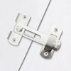 EA Stainless Steel Large Plate Latch Hook for Doors Mechanism 2ea