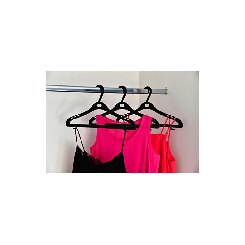 FenixDepot Set of 20 Triangular Durable Adult Plastic Hangers -