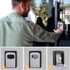 Safe Wall Mounted, Lock Box Outdoor, Key Box with 4