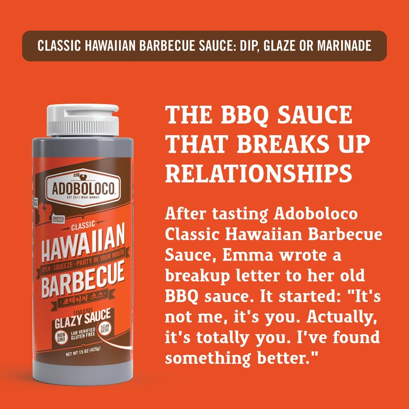 Adoboloco Classic Hawaiian Barbecue Sauce - Gluten Free