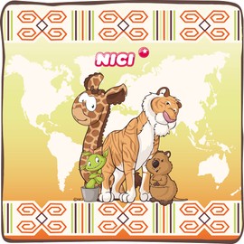 NICI Kuscheltier Quokka-Mola 30cm – Nachhaltiges Plüschtier für Mädchen, Jungen & Babys – Flauschiges Stofftier zum Kuscheln & Spielen – Schmusetier der Wild Friends GO Green Kollektion