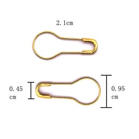 500PCS Gourd Safety Pins Set Metal Gourd Safety Pins Clothing Tag Pins Small Pins for DIY Craft Sewing Making Home Accessories (Bronze)