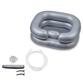 Collections Etc Easy-to-Use Inflatable Hair Washing Basin