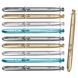 YHSMFCL 12 Pcs Novelty Submarine Gel Pens 0.5mm Black Ink Fun Writing Stationery Supplies for Office School Party Favors