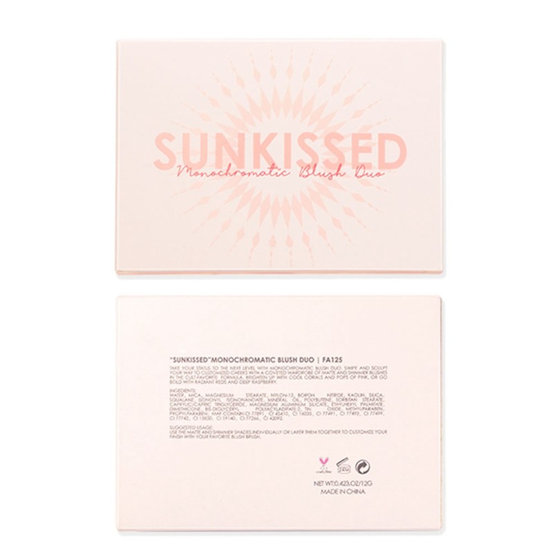 Face Blusher Matte Waterproof Long Lasting Blush Shading Powder Makeup(#8