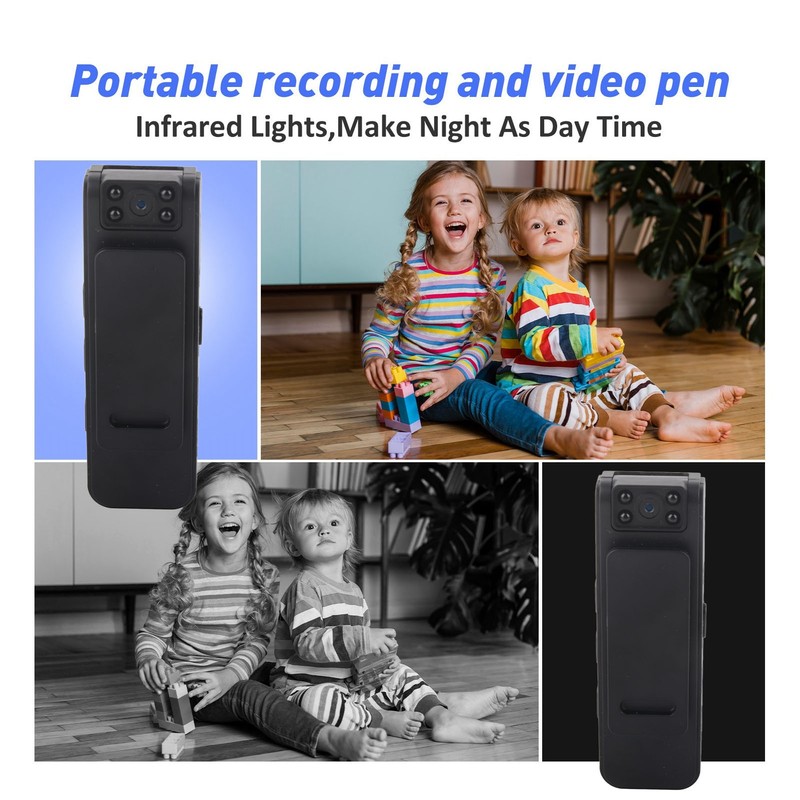 Mini Body Camera 1080P HD Wearable Magnetic Absorption Video Recorder