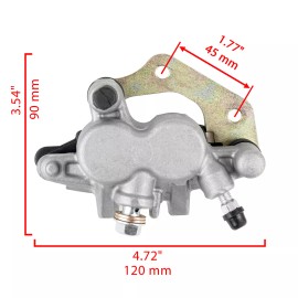 Caltric Front left Right Brake Caliper w/ Pads fits Kawasaki 43080-5081-DJ 43080-5082-DJ