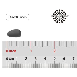 ToughAsNails Gray Replacement Nose Pads Pieces for Maui Jim Bamboo Forest MJ415/Big Wave/Guardrails Sunglasses