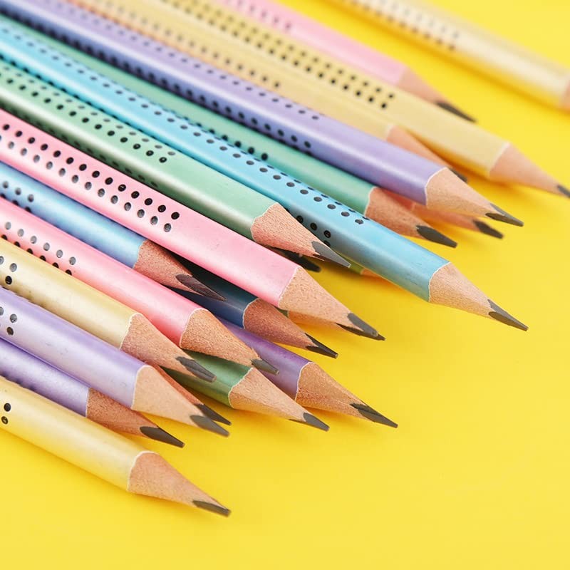 Chedin Pack of 30 HB Pencils, Children's Graphite Pencil, Non-Slip
