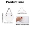 30pcs Adhesive Wall Plate Hangers, Invisible Vertical Plate Holders for