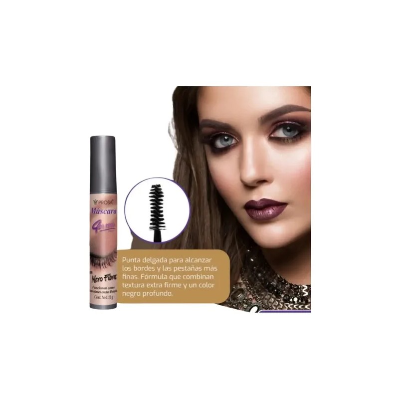 Máscara De Pestañas Waterproof Prosa 4 En 1 ( 13g)