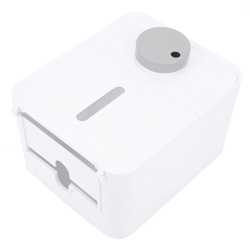 Waterproof WallMounted Toilet Roll Paper Rack Holder with Top Shelf