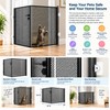 Foldable Retractable Dog Safety Gate Pet Isolation