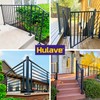 Hulave Split Post Cover, Fits 1x1 Post/3.5x3.5 Base, Indoor/Outdoor Iron