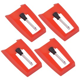 Vesaneae Pack of 4 Replacement Needle for Turntable, Turntable Needle, Diamond Stylus Replacement, Replacement Needle for Most Turntable Phonograph, Vinyl, Sound Turntable