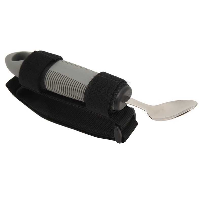 Eating Aids Spoon Stainless Steel Antislip Easy to Grip Adaptive