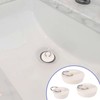 BOXOB 3pcs 3 Sizes Sink Drain Stoppers, Rubber Sink Plugs