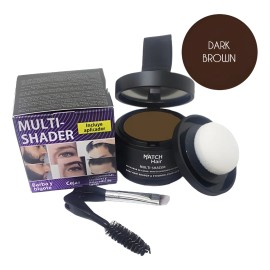 Match Hair Multi Shader Dark Brown Matizadora Calvicie Cejas
